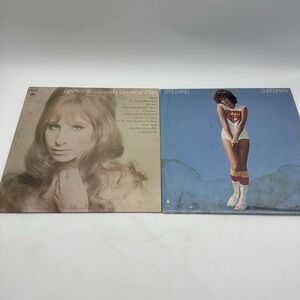 Lot of 2 Barbra Streisand vinyl record LP - Superman & Barbra's Greatest Hits